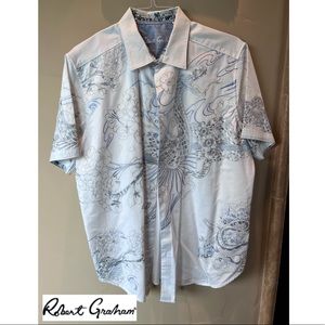 Mens- Robert Graham collared button-down Dress shirt